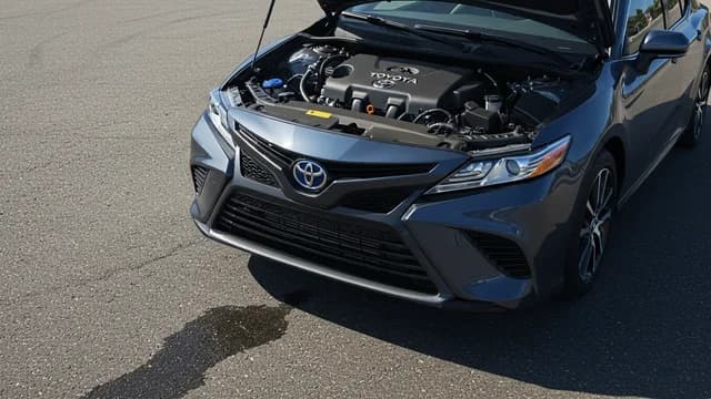 2021 TOYOTA Camry — Toyota Camry engine oil leak