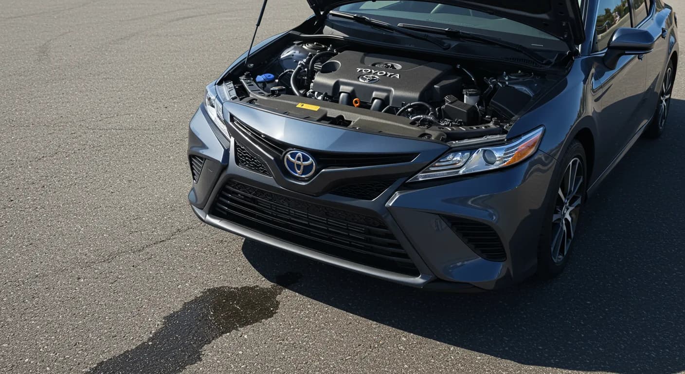 2021 TOYOTA Camry — Toyota Camry engine oil leak