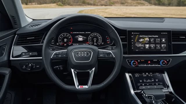 2024 Audi Q8 — Audi Virtual Cockpit blank display