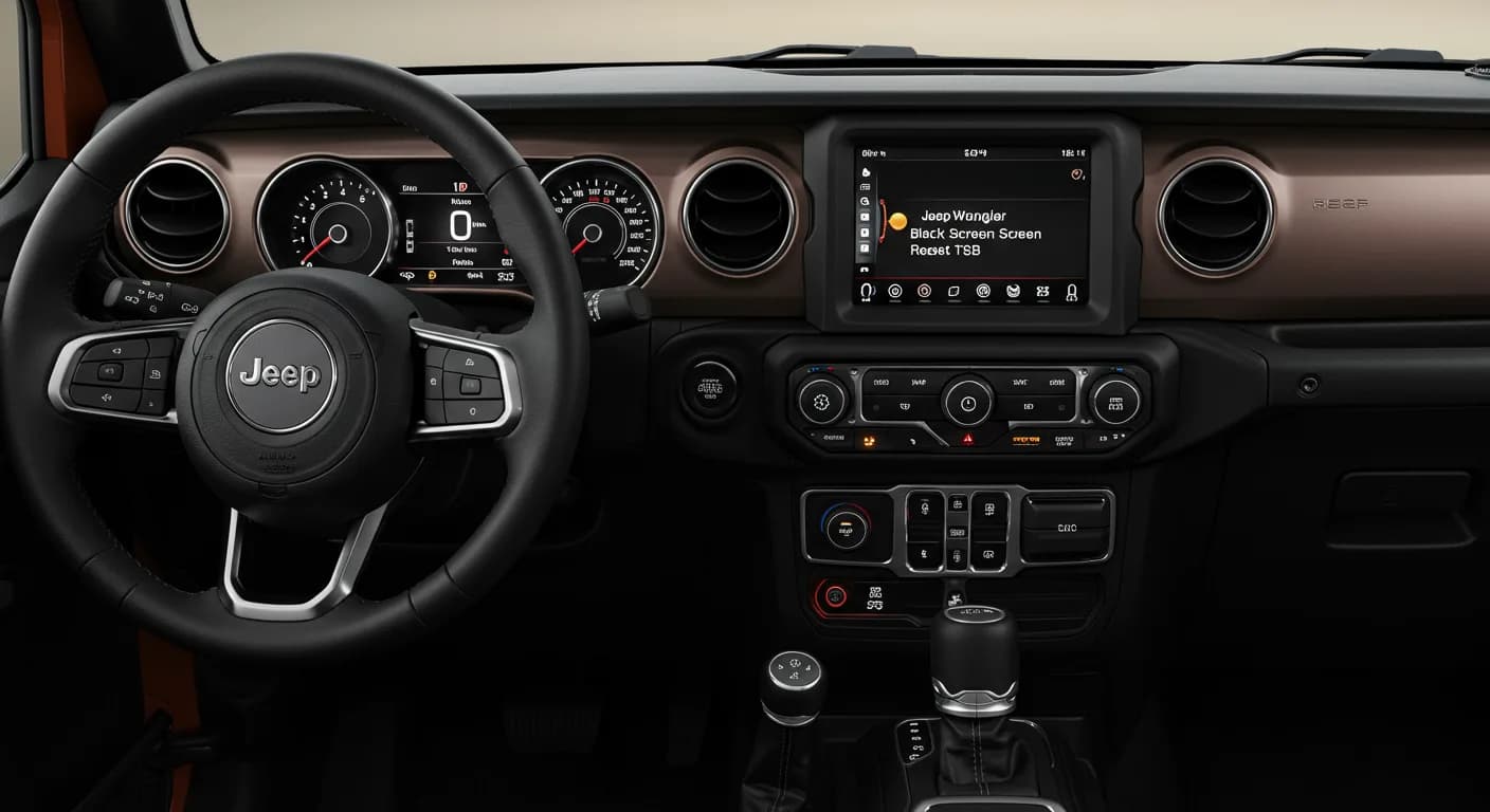 2023 Jeep Wrangler — Jeep Wrangler radio black screen