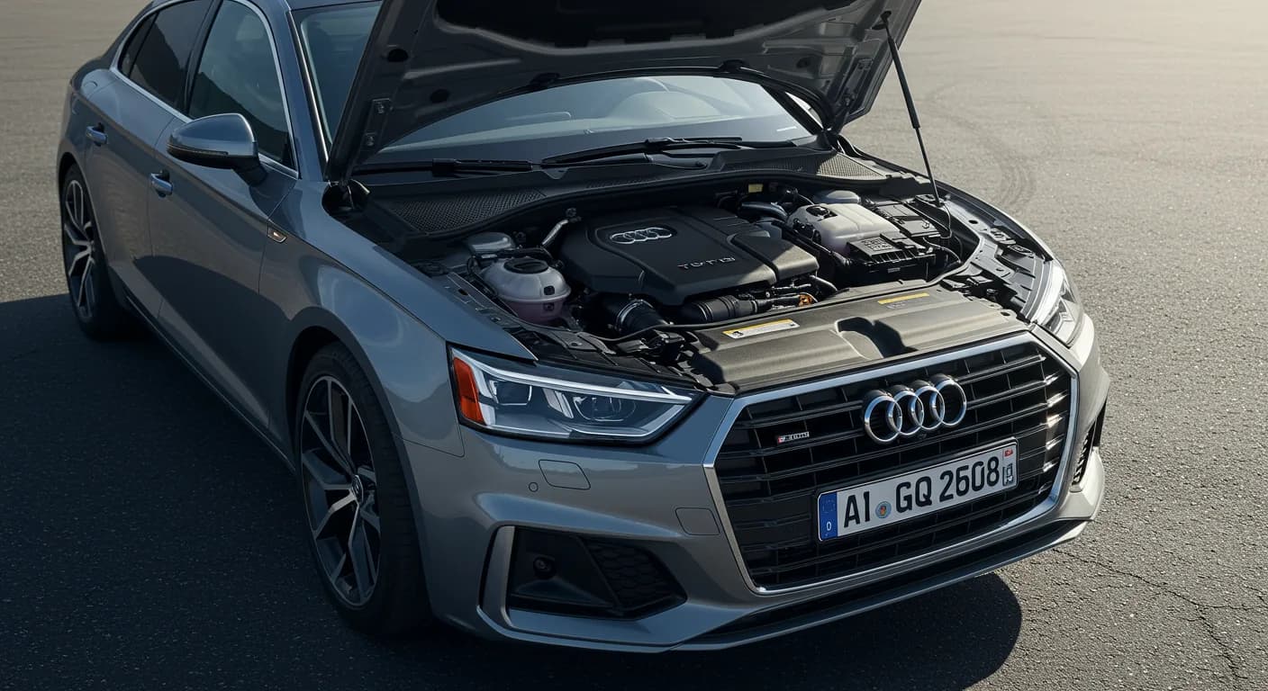 2021 Audi A5 — Audi A5 whistling turbocharger