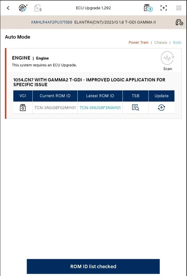 2022 Hyundai Elantra — manufacturer_communication document image 1
