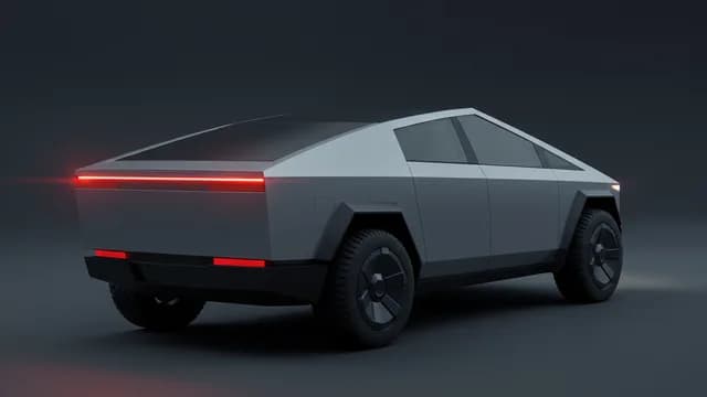 2024 TESLA Cybertruck — Tesla Cybertruck rear steering