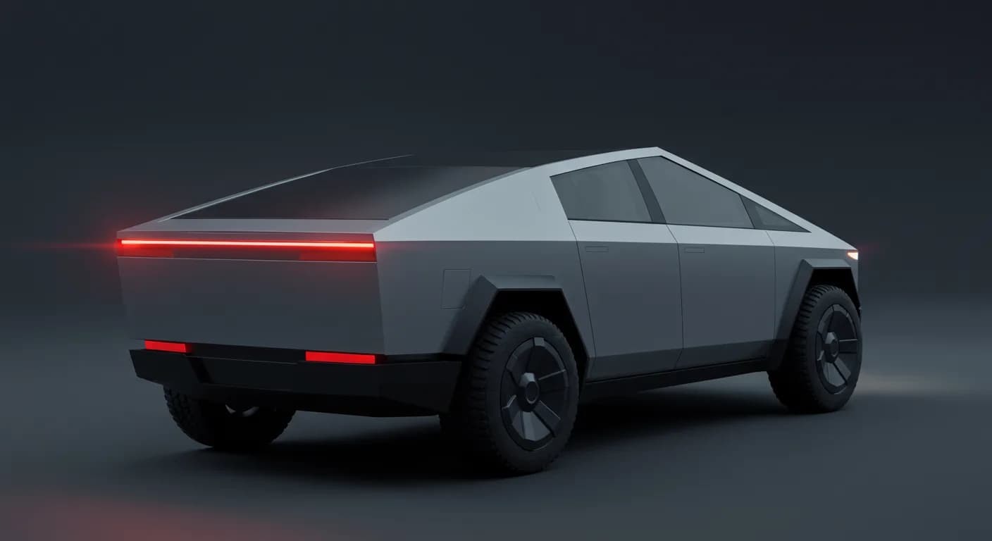2024 TESLA Cybertruck — Tesla Cybertruck rear steering
