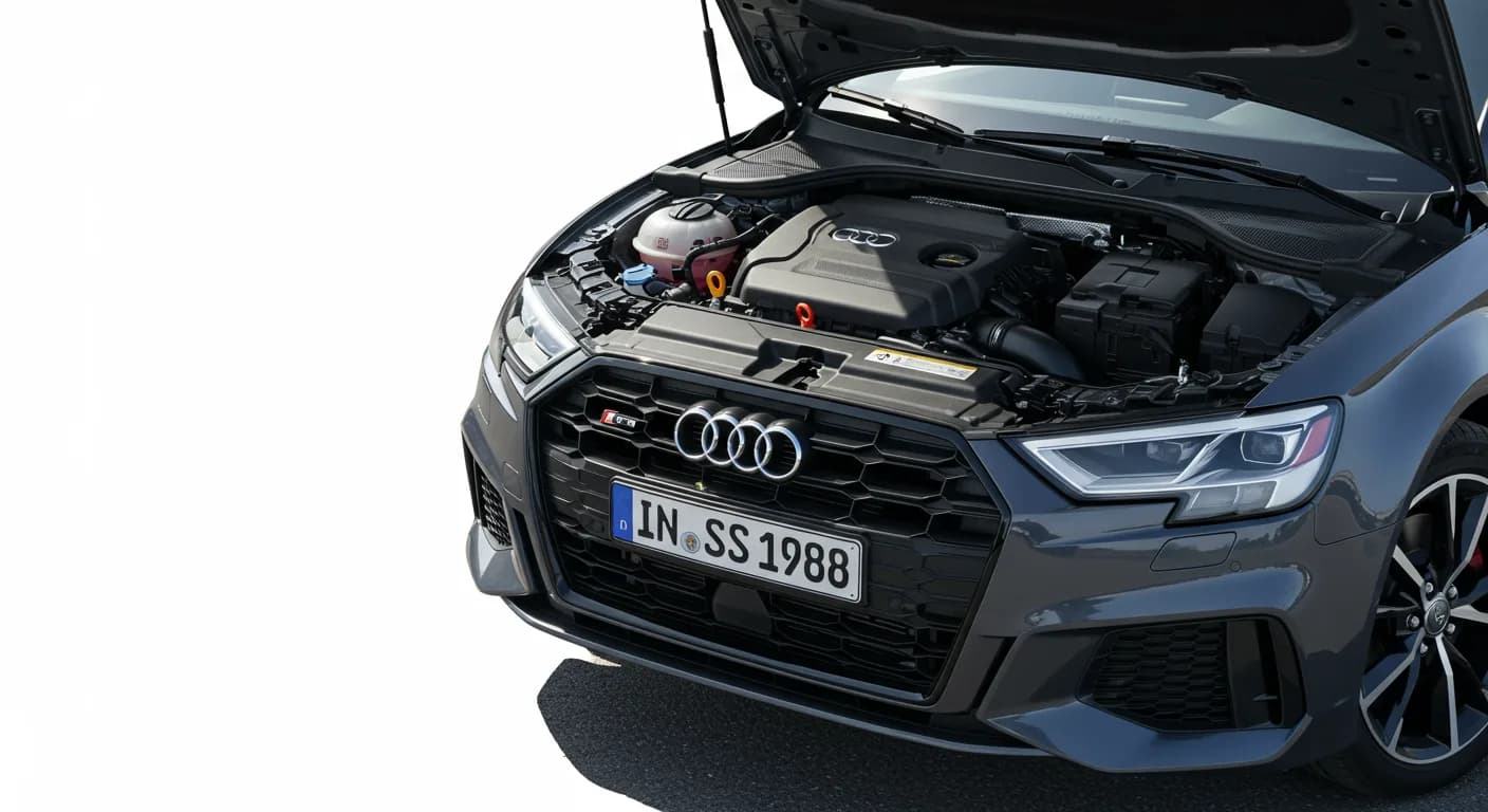 2022 Audi S3 — Audi S3 radiator blind fault