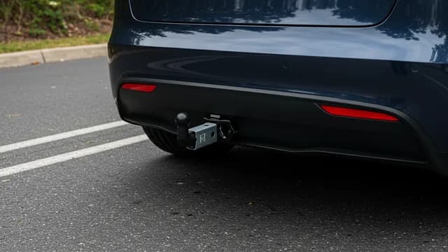 2021 TESLA Model Y — Tesla Model Y tow hitch retrofit