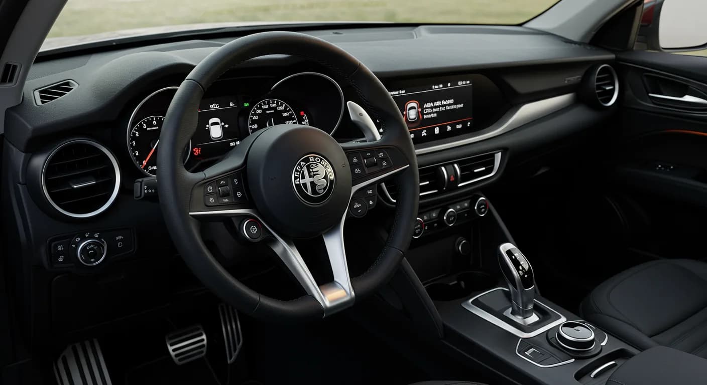 2023 Alfa Romeo Stelvio — Alfa Romeo Stelvio FCW ACC warning