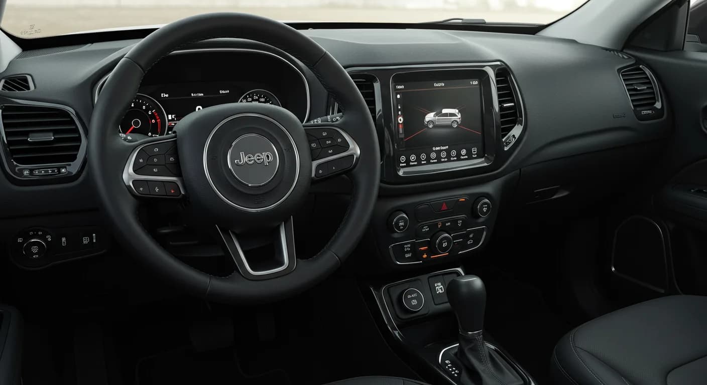 2023 Jeep Compass — Jeep Compass radio black screen