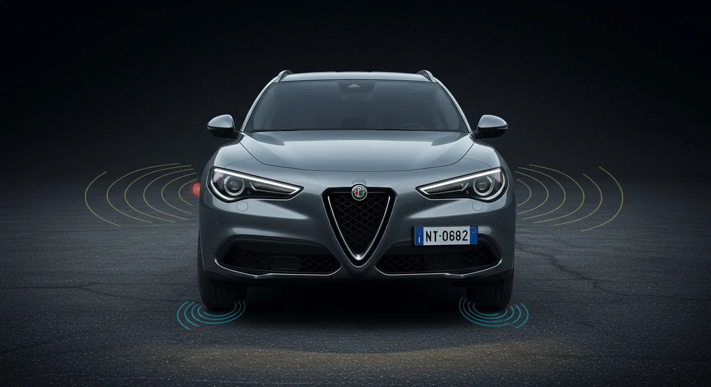 2023 Alfa Romeo Stelvio — Alfa Romeo Stelvio FCW ACC warning