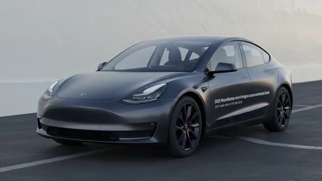 2023 TESLA Model 3 — 2023 TESLA Model 3 manufacturer_communication