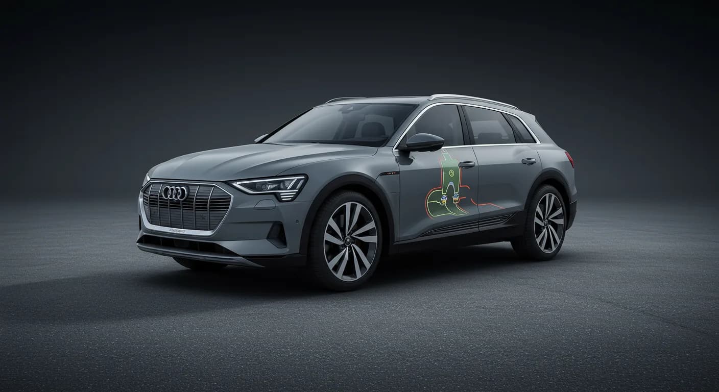 2021 Audi e-tron — Audi e-tron MMI map update error