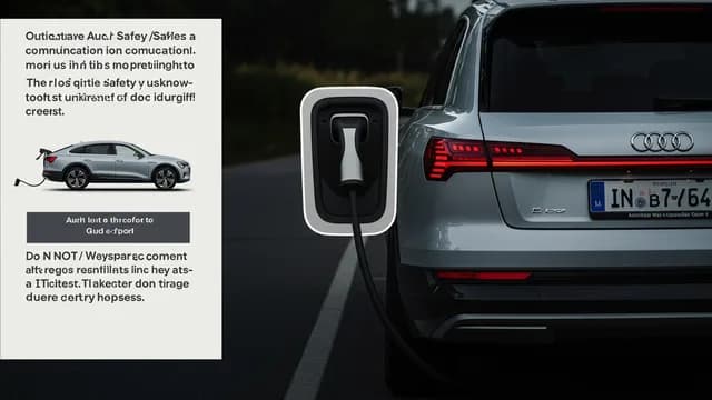 2021 Audi e-tron — Audi e-tron charging cable