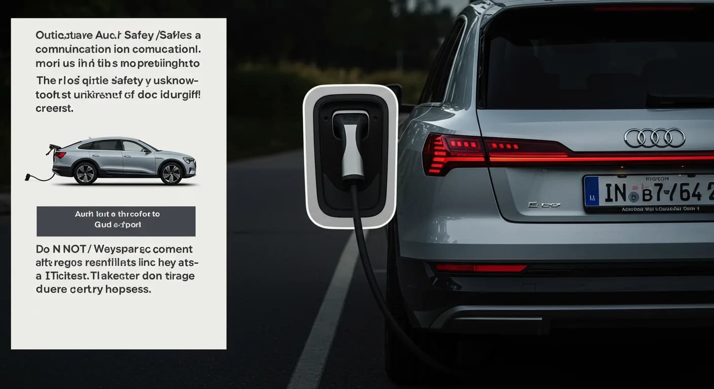 2021 Audi e-tron — Audi e-tron charging cable