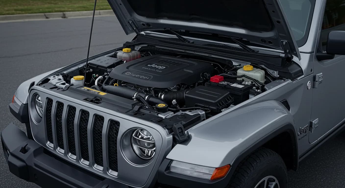 2021 Jeep Wrangler — Jeep Wrangler water pump oil cooler tube