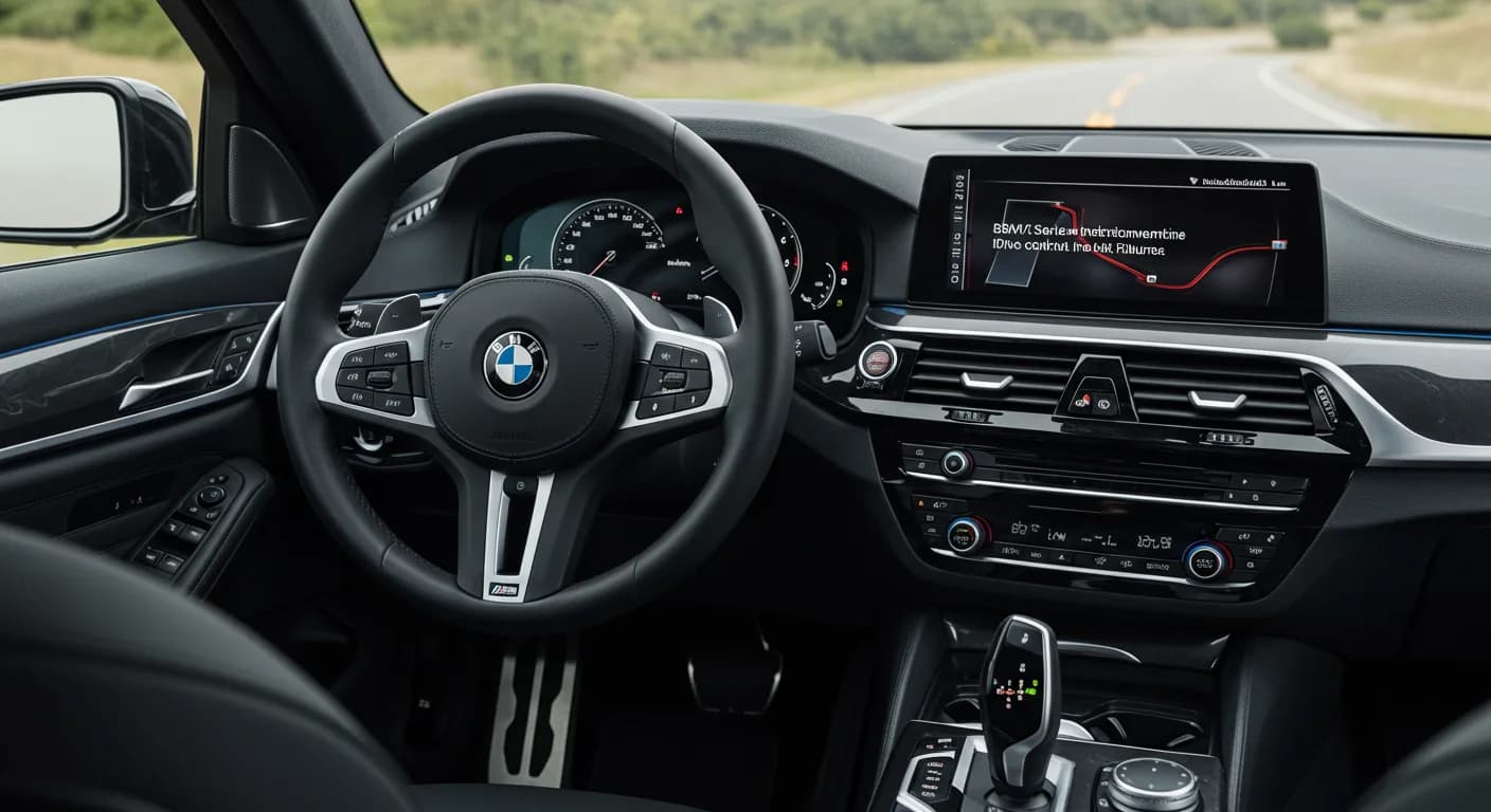 2024 BMW 530i — 2024 BMW iDrive controller failure