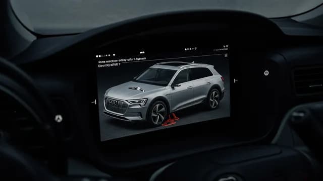 2021 Audi e-tron — Audi virtual cockpit pixel error