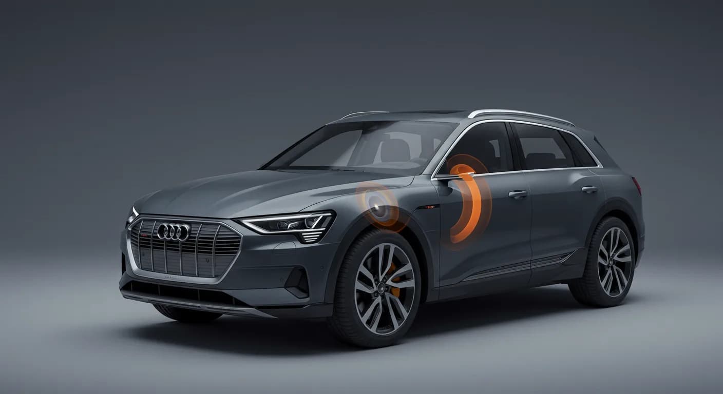 2023 Audi e-tron — Audi e-tron speaker rattles