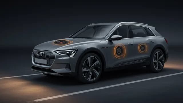 2023 Audi e-tron — Audi e-tron speaker rattles