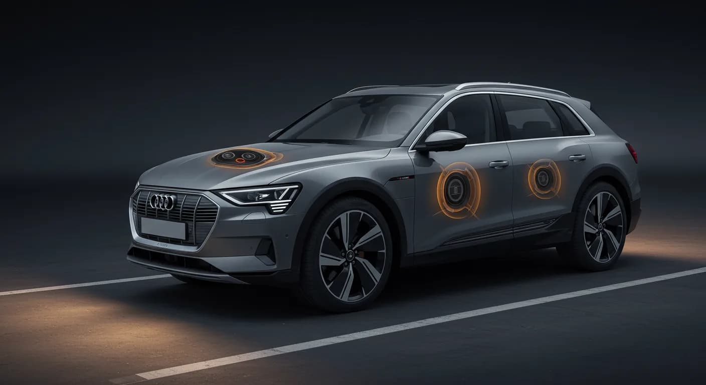 2023 Audi e-tron — Audi e-tron speaker rattles