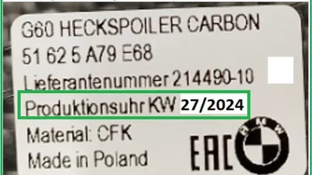 2024 BMW 530i — manufacturer_communication document image 1