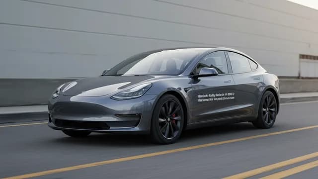 2021 TESLA Model 3 — 2021 TESLA Model 3 manufacturer_communication