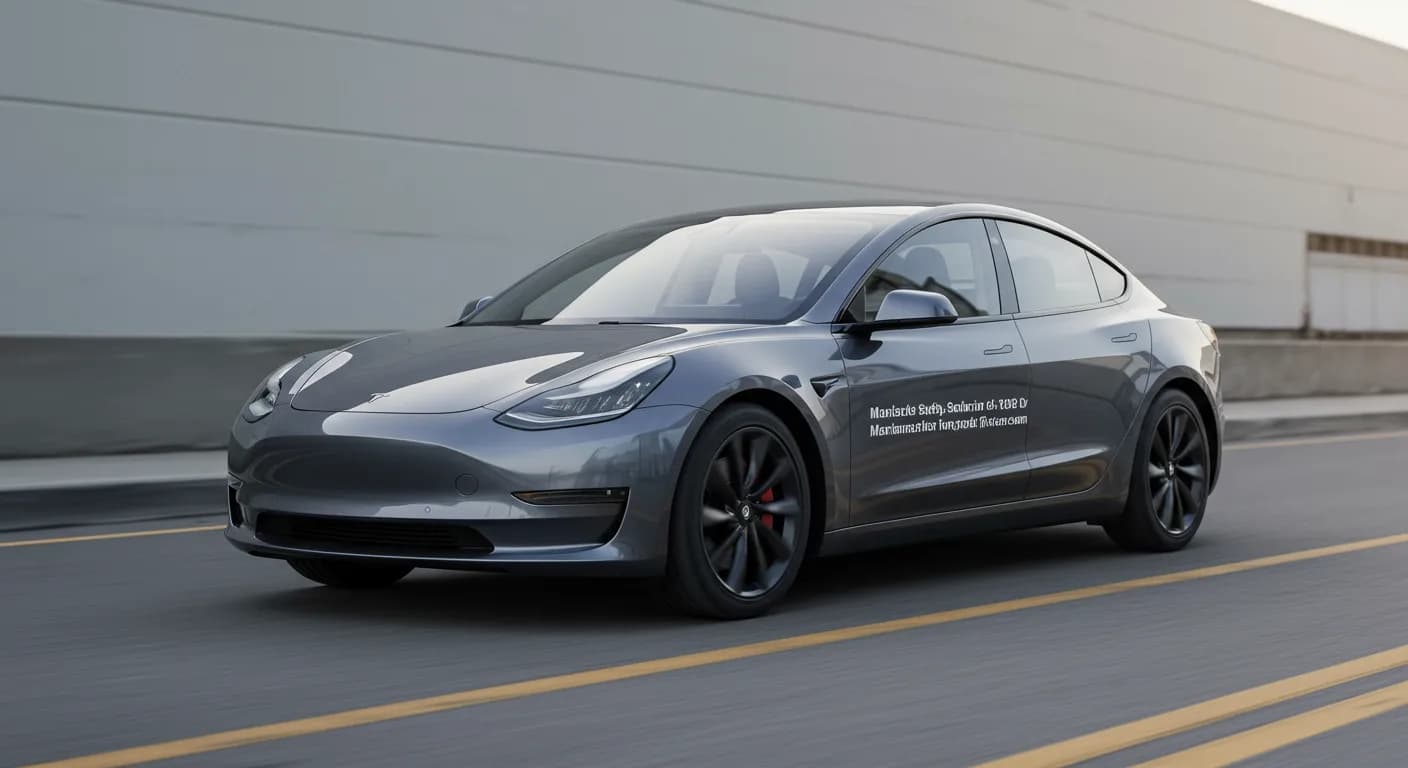 2021 TESLA Model 3 — 2021 TESLA Model 3 manufacturer_communication