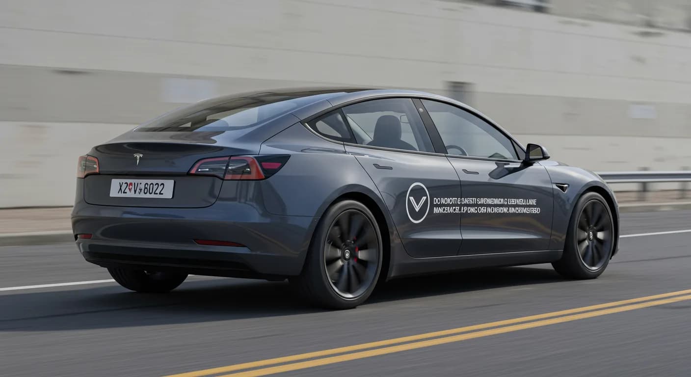 2022 TESLA Model 3 — 2022 TESLA Model 3 manufacturer_communication