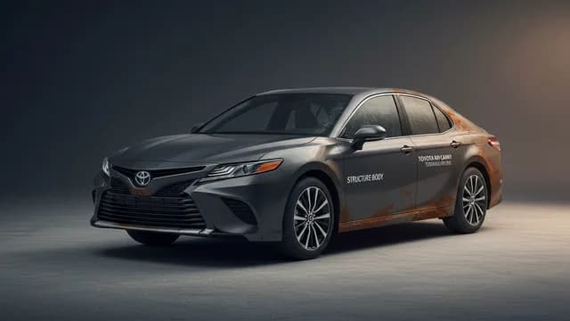 2024 TOYOTA Camry — Toyota Camry iron particle rust