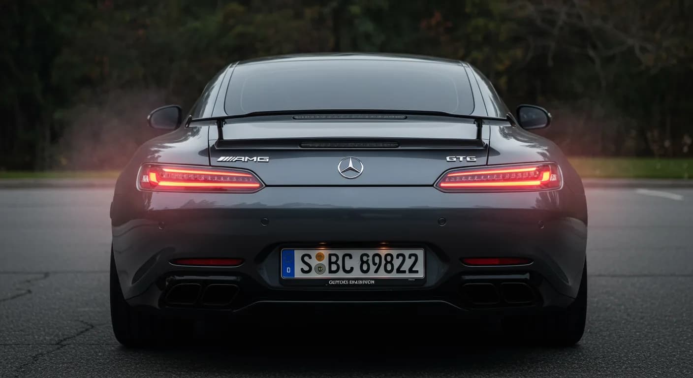 2021 Mercedes-Benz AMG GT — Mercedes-Benz AMG GT rear lamps fogged