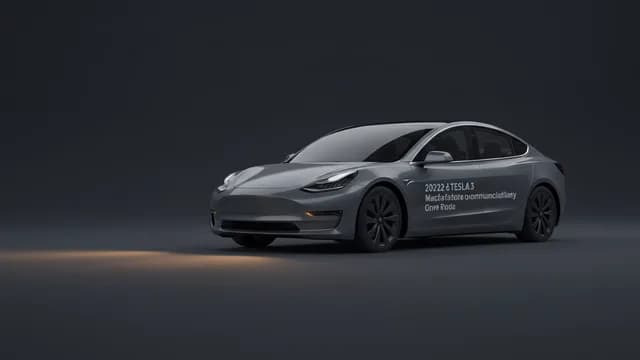 2022 TESLA Model 3 — 2022 TESLA Model 3 manufacturer_communication