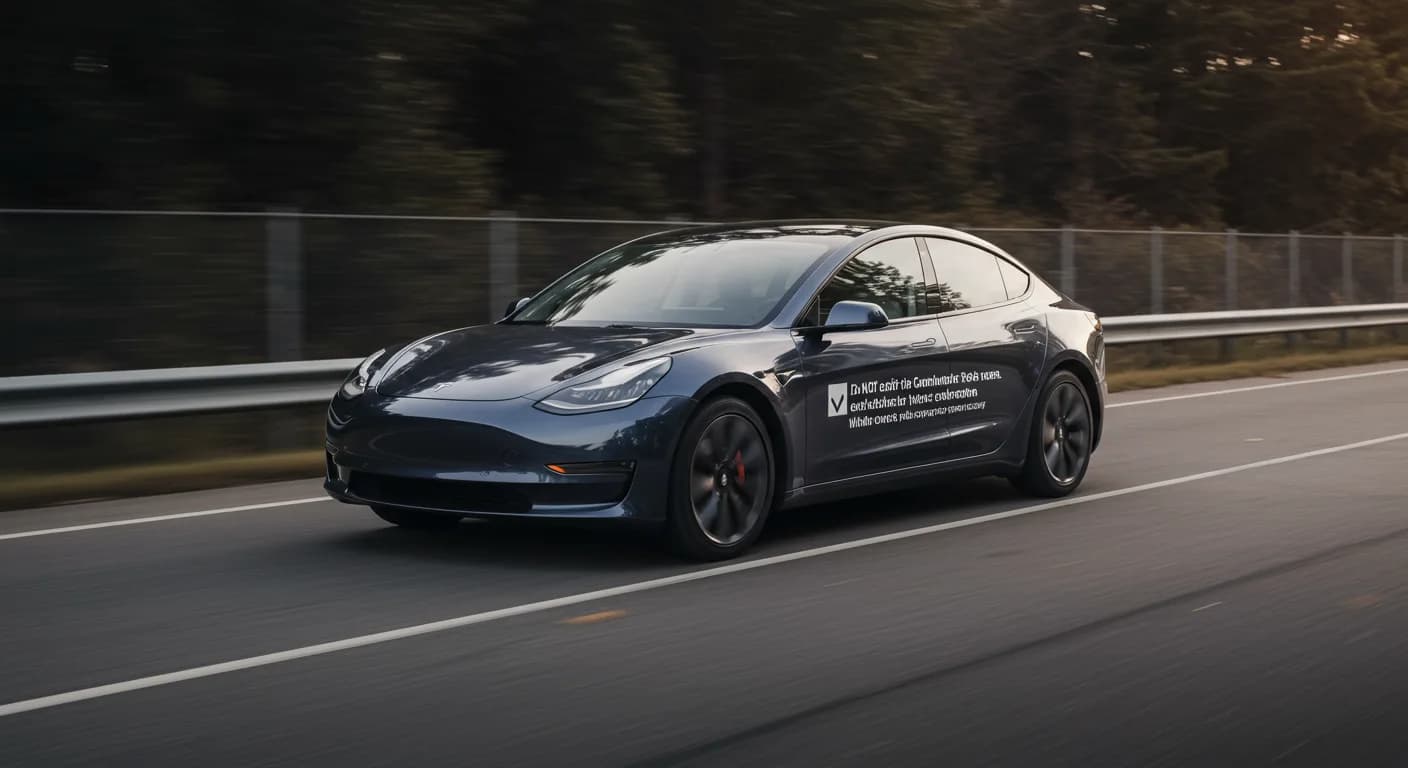 2022 TESLA Model 3 — 2022 TESLA Model 3 manufacturer_communication