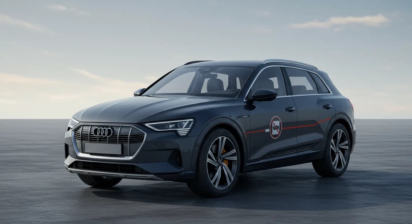 2023 Audi e-tron — Audi e-tron Safe CP message