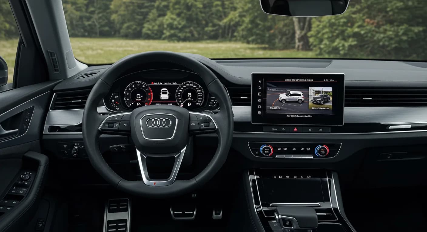 2023 Audi Q8 — Audi virtual cockpit pixel error