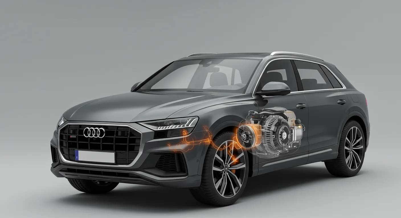 2021 Audi Q8 — Audi starter-alternator