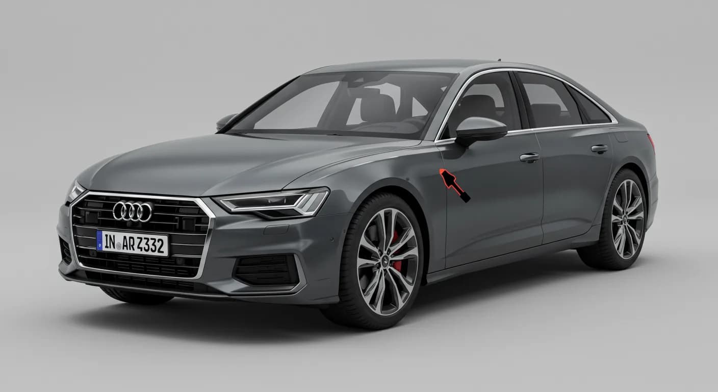2021 Audi A6 — Audi A6 selector lever fault