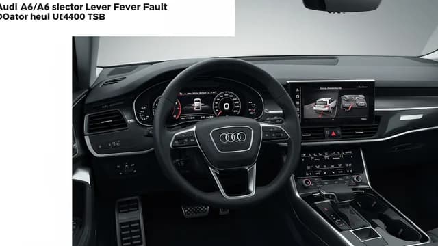 2021 Audi A6 — Audi A6 selector lever fault