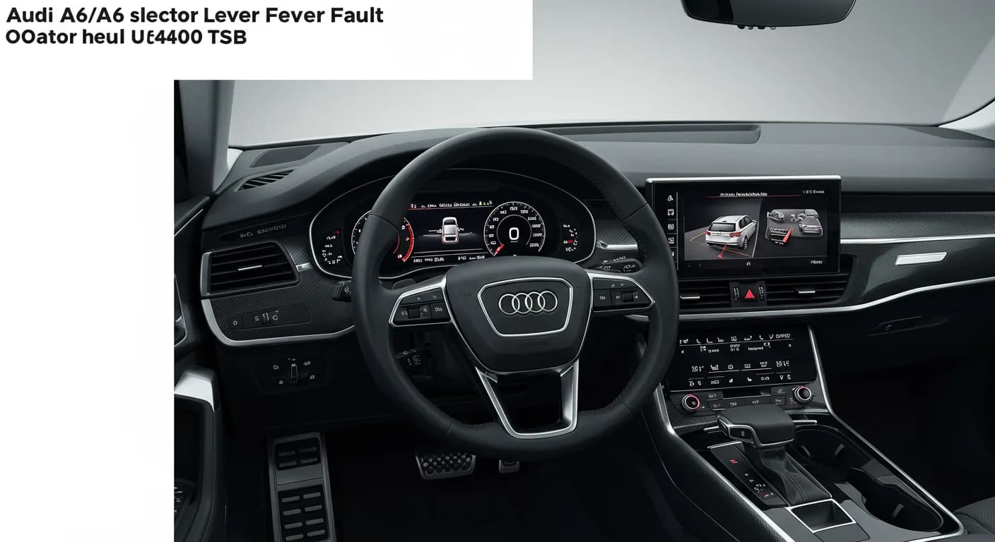 2021 Audi A6 — Audi A6 selector lever fault