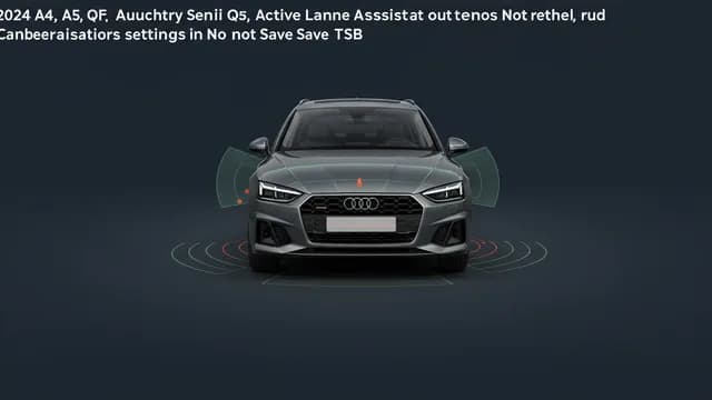 2024 Audi A5 — 2024 Audi A5 active lane assist settings not saved