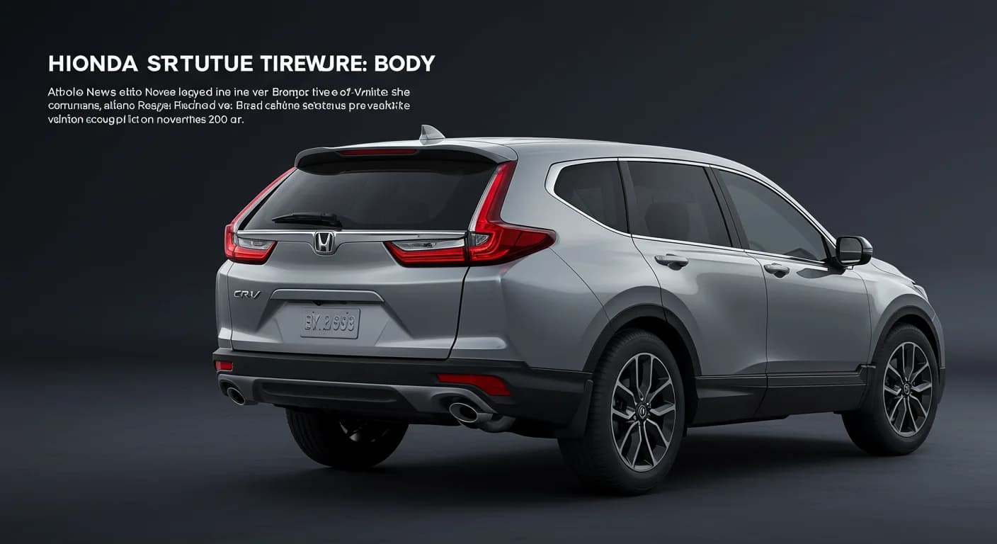 2023 Honda CR-V — Honda CR-V rear door weatherstrip