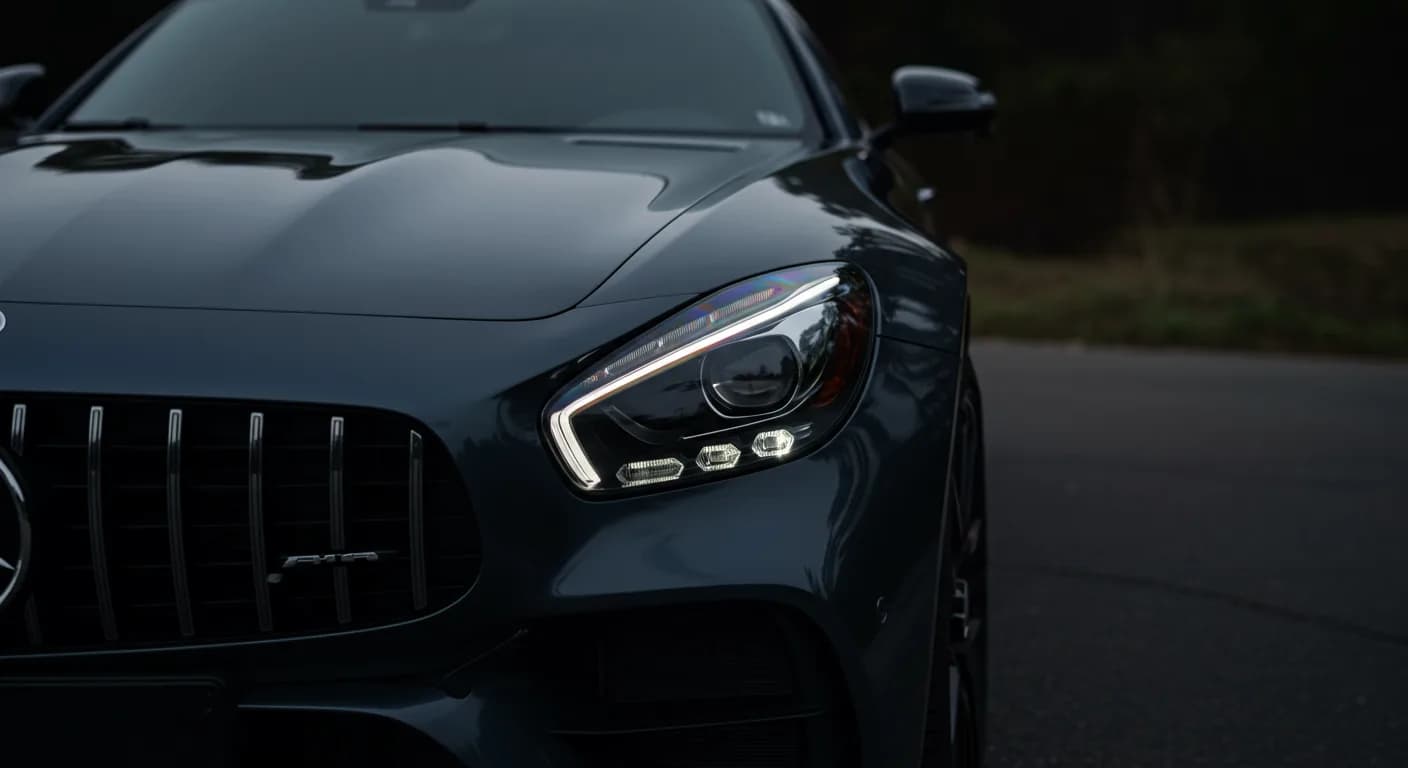 2021 Mercedes-Benz AMG GT — Mercedes-Benz AMG GT headlamp fogging