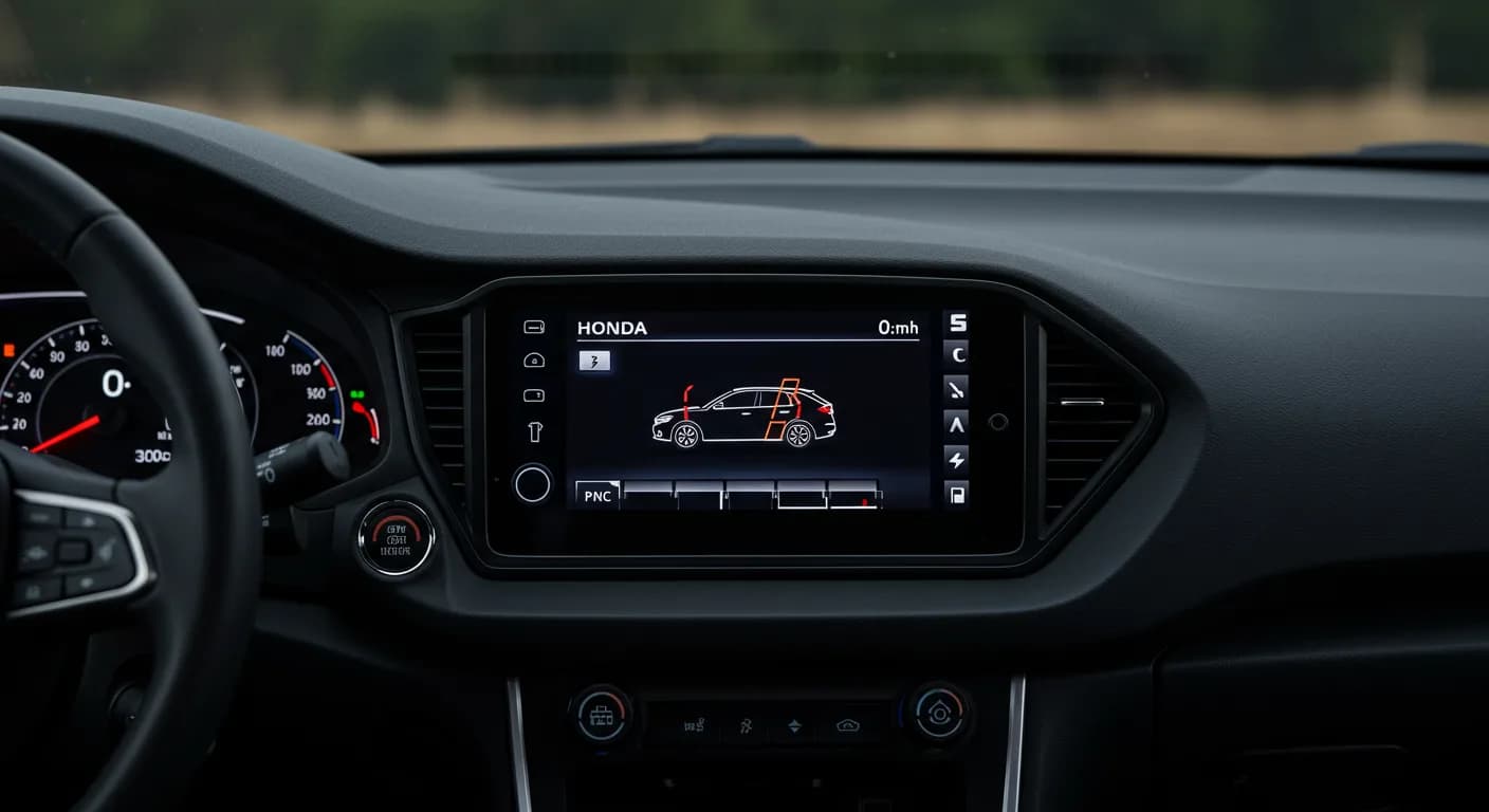 2021 Honda Civic — Honda center display flickering