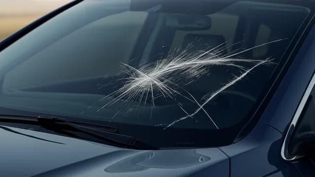 2024 Honda CR-V — Honda CR-V windshield scratch