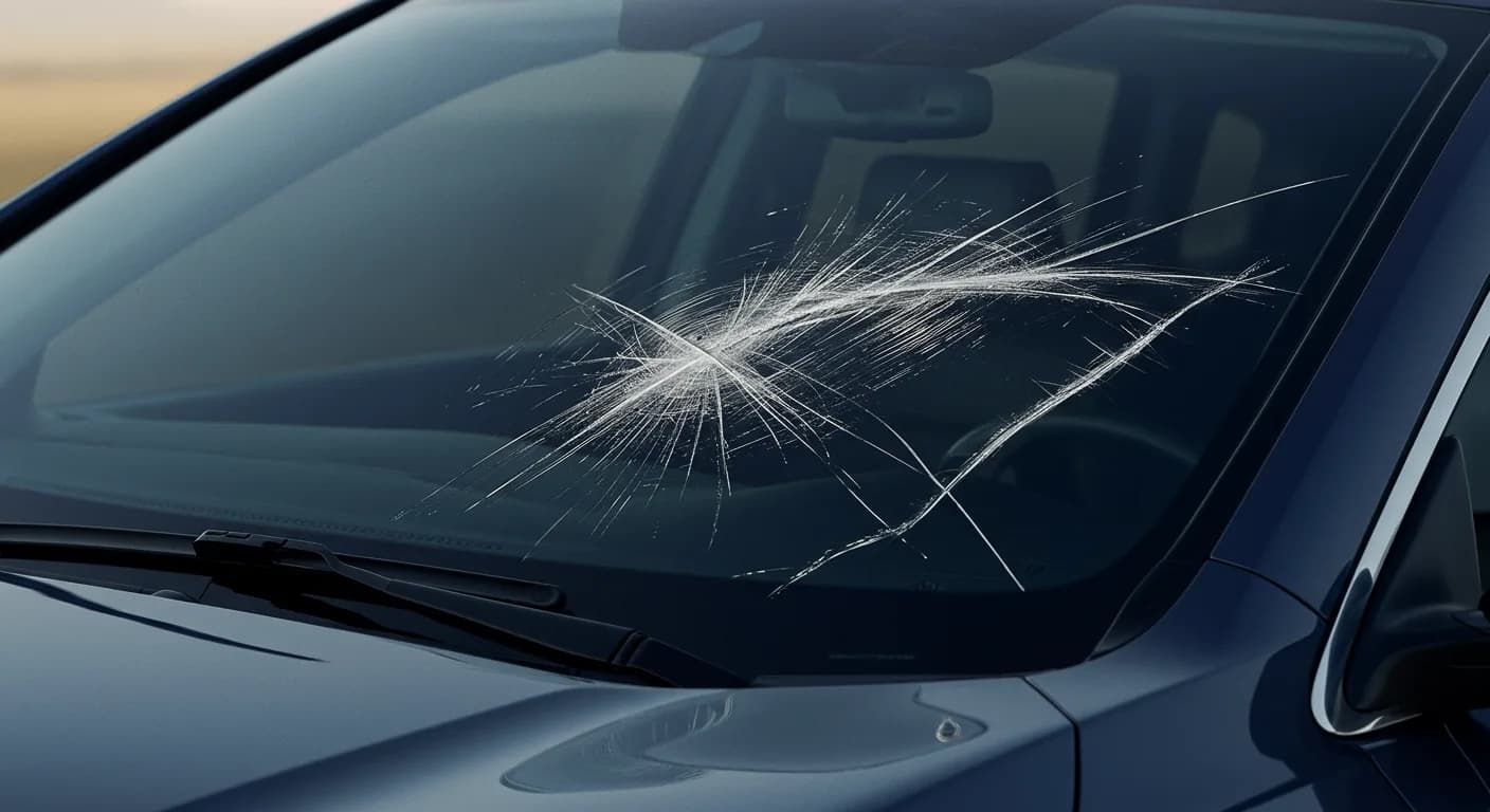 2024 Honda CR-V — Honda CR-V windshield scratch