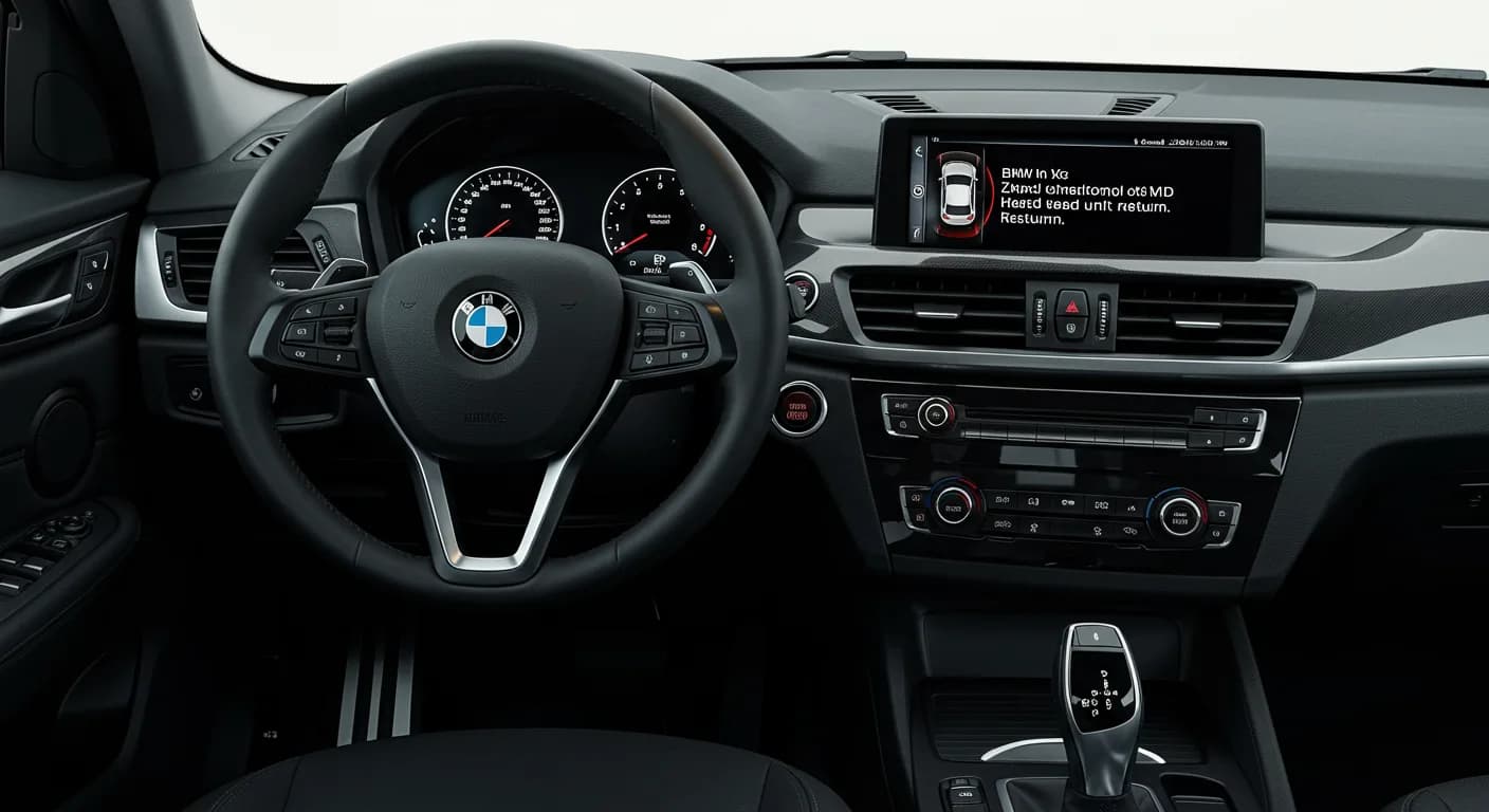 2025 BMW X1 — MINI RMFD head unit return