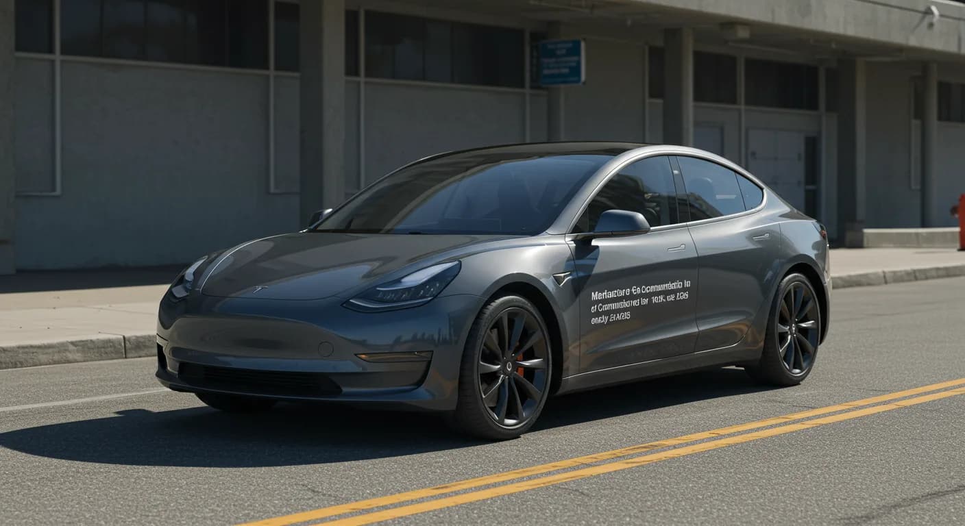 2024 TESLA Model 3 — 2024 TESLA Model 3 manufacturer_communication