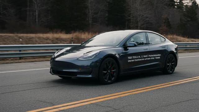 2021 TESLA Model 3 — 2021 TESLA Model 3 manufacturer_communication