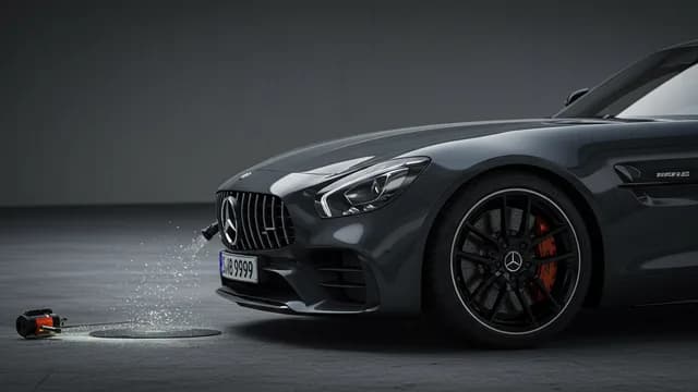 2021 Mercedes-Benz AMG GT — Mercedes-Benz AMG GT washer fluid leak