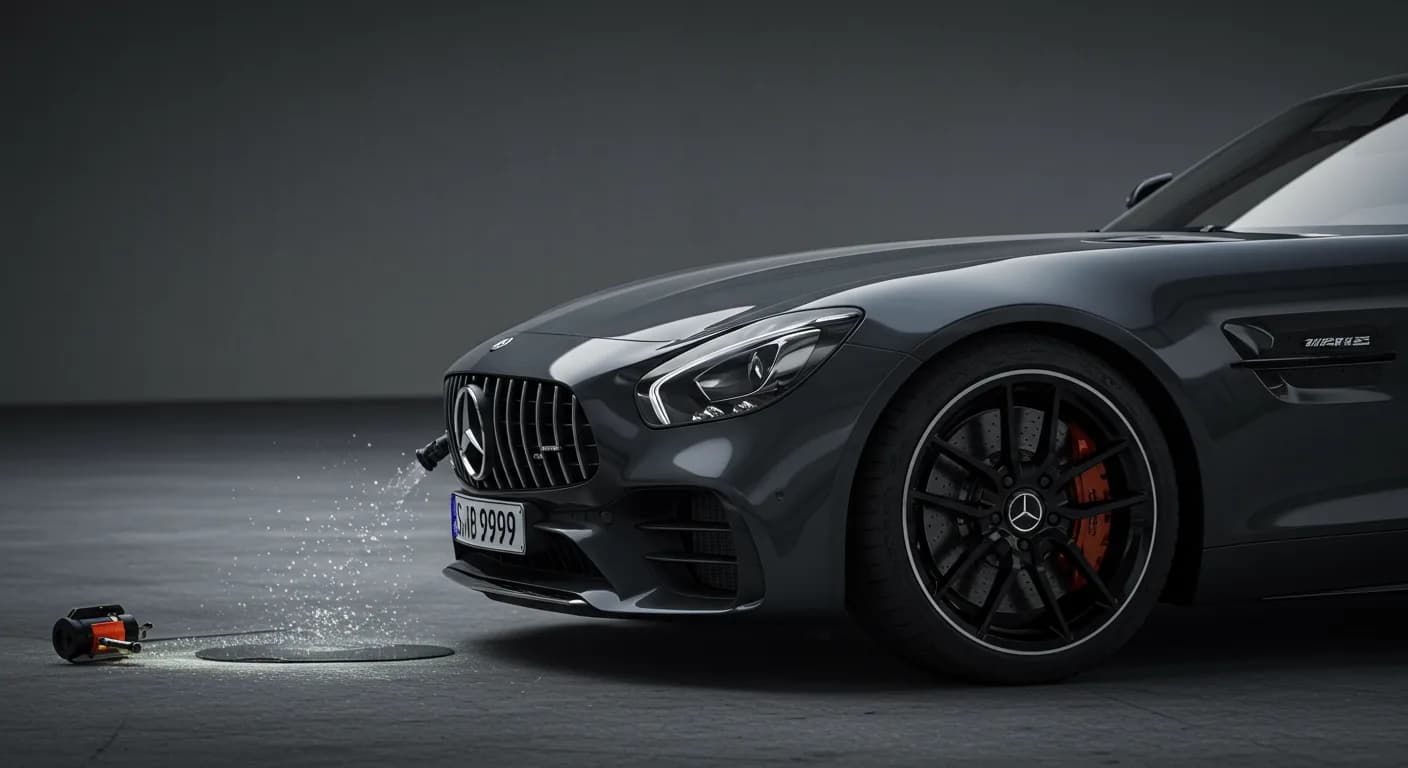 2021 Mercedes-Benz AMG GT — Mercedes-Benz AMG GT washer fluid leak