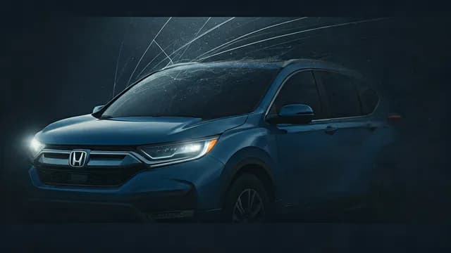 2024 Honda CR-V — Honda CR-V windshield scratch