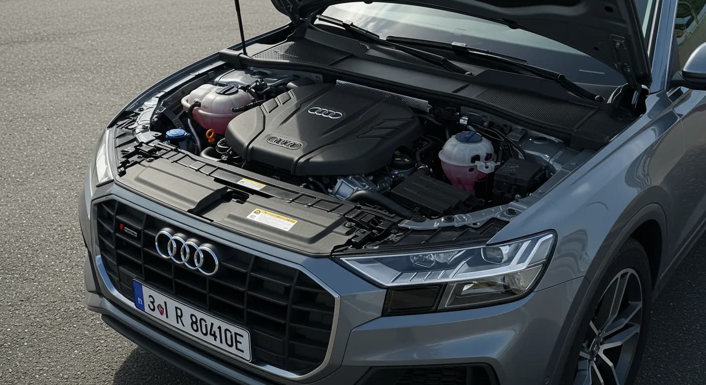 2021 Audi Q8 — radiator fan control P048000